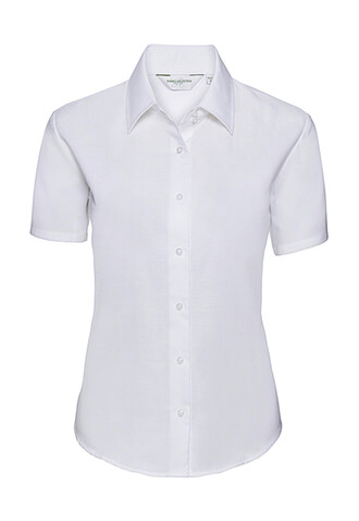 Russell Europe Ladies` Classic Oxford Shirt, White, S (36) bedrucken, Art.-Nr. 701000003