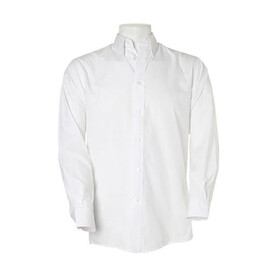 Kustom Kit Classic Fit Workforce Shirt, White, S (37cm) bedrucken, Art.-Nr. 703110003