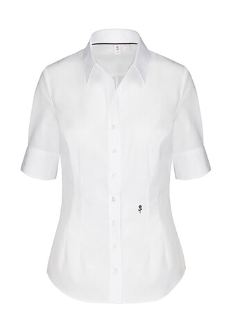 Seidensticker Seidensticker Slim Fit 1/2 Kent Women, White, 38 bedrucken, Art.-Nr. 707200003