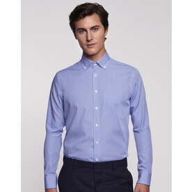Seidensticker Seidensticker Modern Fit Check Shirt LS, White/Royal, 38 bedrucken, Art.-Nr. 709200630 Seidensticker Seidensticker Modern Fit Check Shirt LS, White/Royal, 38 bedrucken, Art.-Nr. 709200630
