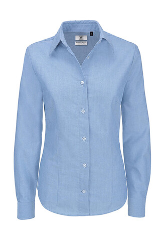 B & C Oxford LSL/women Shirt, Oxford Blue, 6XL bedrucken, Art.-Nr. 710423261 B & C Oxford LSL/women Shirt, Oxford Blue, 6XL bedrucken, Art.-Nr. 710423261