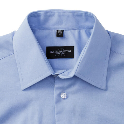 Russell Europe Oxford Shirt, White, M bedrucken, Art.-Nr. 711000004