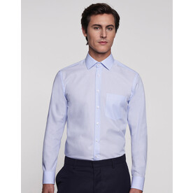 Seidensticker Seidensticker Modern Fit Shirt Fine Liner LS, White/Light Blue, 38 bedrucken, Art.-Nr. 713200530 Seidensticker Seidensticker Modern Fit Shirt Fine Liner LS, White/Light Blue, 38 bedrucken, Art.-Nr. 713200530