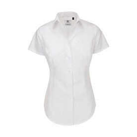 B & C Ladies` Heritage Poplin Shirt - SWP44, White, XS bedrucken, Art.-Nr. 715420002 B & C Ladies` Heritage Poplin Shirt - SWP44, White, XS bedrucken, Art.-Nr. 715420002