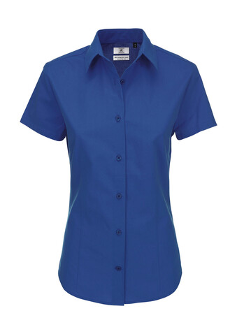 B &amp; C Ladies` Heritage Poplin Shirt - SWP44, Blue Chip, M bedrucken, Art.-Nr. 715422034