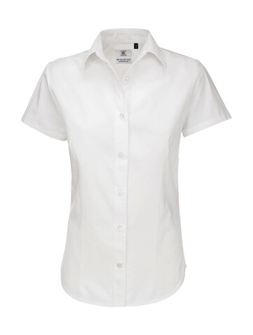 B &amp; C Sharp SSL/women Twill Shirt, White, 3XL bedrucken, Art.-Nr. 719420008