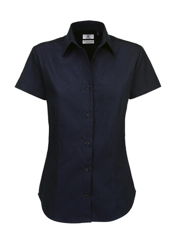 B &amp; C Sharp SSL/women Twill Shirt, Navy, XL bedrucken, Art.-Nr. 719422006