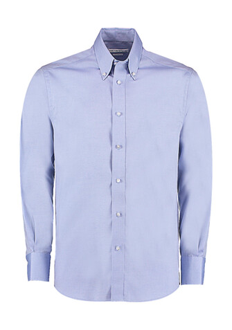 Kustom Kit Tailored Fit Premium Oxford Shirt, Light Blue, S bedrucken, Art.-Nr. 720113210