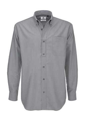 B &amp; C Oxford LSL/men Shirt, Silver Moon, 5XL bedrucken, Art.-Nr. 720421450