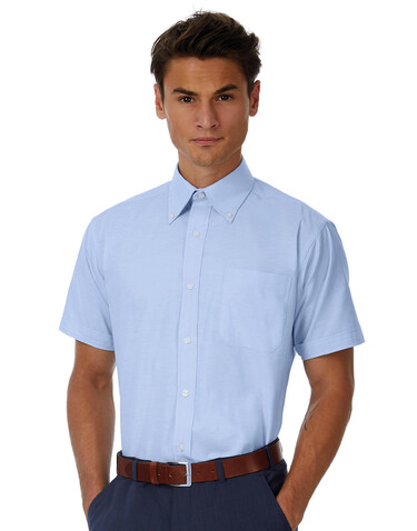 B & C Oxford SSL/men Shirt, Silver Moon, S bedrucken, Art.-Nr. 721421453 B & C Oxford SSL/men Shirt, Silver Moon, S bedrucken, Art.-Nr. 721421453