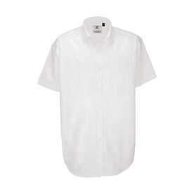 B & C Heritage SSL/men Poplin Shirt, White, L bedrucken, Art.-Nr. 725420005 B & C Heritage SSL/men Poplin Shirt, White, L bedrucken, Art.-Nr. 725420005