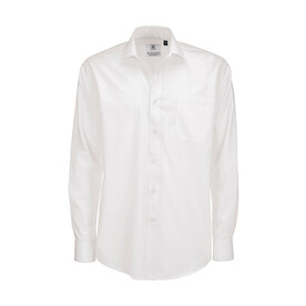 B & C Smart LSL/men Poplin Shirt, White, 2XL bedrucken, Art.-Nr. 726420007 B & C Smart LSL/men Poplin Shirt, White, 2XL bedrucken, Art.-Nr. 726420007