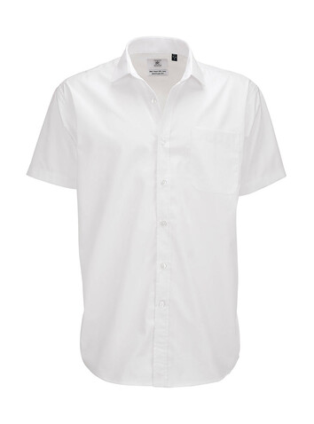 B &amp; C Smart SSL/men Poplin Shirt, White, S bedrucken, Art.-Nr. 727420003