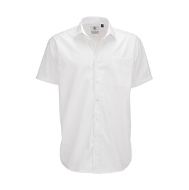 B &amp;amp; C Smart SSL/men Poplin Shirt, White, S bedrucken, Art.-Nr. 727420003