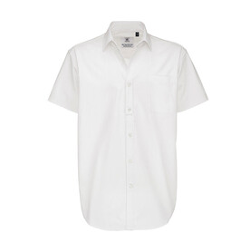 B &amp;amp; C Sharp SSL/men Twill Shirt, White, S bedrucken, Art.-Nr. 729420003