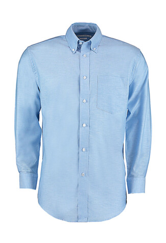 Kustom Kit Classic Fit Workwear Oxford Shirt, Light Blue, M bedrucken, Art.-Nr. 732113213