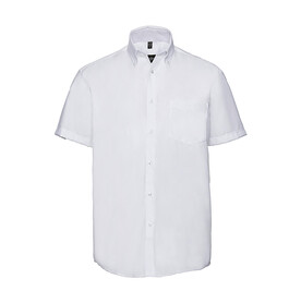 Russell Europe Men`s Ultimate Non-iron Shirt, White, S/15" bedrucken, Art.-Nr. 757000001 Russell Europe Men`s Ultimate Non-iron Shirt, White, S/15" bedrucken, Art.-Nr. 757000001