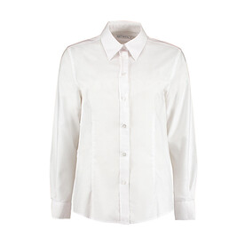 Kustom Kit Women`s Tailored Fit Workwear Oxford Shirt, White, XS (8) bedrucken, Art.-Nr. 761110001 Kustom Kit Women`s Tailored Fit Workwear Oxford Shirt, White, XS (8) bedrucken, Art.-Nr. 761110001