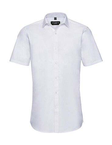 Russell Europe Men`s Ultimate Stretch Shirt, White, 3XL bedrucken, Art.-Nr. 781000008