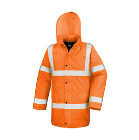 Result Core Hi-Vis Motorway Coat, Fluorescent Orange, S bedrucken, Art.-Nr. 818334053 Result Core Hi-Vis Motorway Coat, Fluorescent Orange, S bedrucken, Art.-Nr. 818334053
