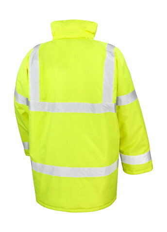 Result Core Hi-Vis Motorway Coat, Fluorescent Orange, S bedrucken, Art.-Nr. 818334053