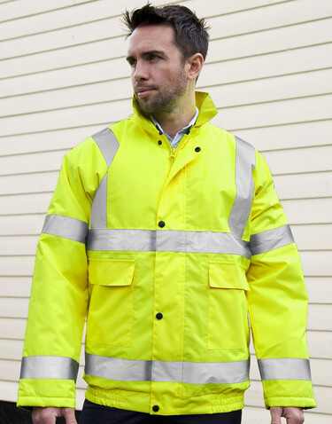 Result Core Hi-Vis Winter Blouson, Fluorescent Orange, S bedrucken, Art.-Nr. 819334053