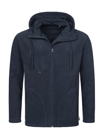 Stedman Hooded Fleece Jacket, Blue Midnight, S bedrucken, Art.-Nr. 821052033