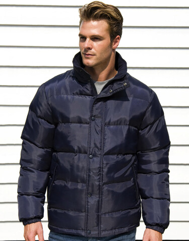 Result Nova Lux Padded Jacket, Black, XS bedrucken, Art.-Nr. 821331012