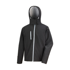 Result TX Performance Hooded Softshell Jacket, Black/Grey, S bedrucken, Art.-Nr. 827331513 Result TX Performance Hooded Softshell Jacket, Black/Grey, S bedrucken, Art.-Nr. 827331513