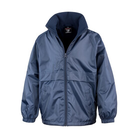 Result CORE Junior Microfleece Lined Jacket, Navy, XS (3-4) bedrucken, Art.-Nr. 831332002