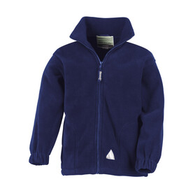 Result Kids` Fleece Jacket, Navy, 2XS (3-4) bedrucken, Art.-Nr. 863332001