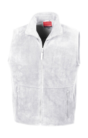 Result Fleece Bodywarmer, White, S bedrucken, Art.-Nr. 864330003