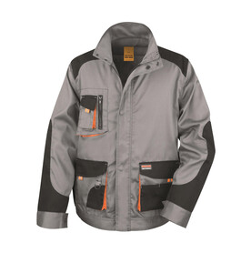Result LITE Jacket, Grey/Black/Orange, XS bedrucken, Art.-Nr. 867331821 Result LITE Jacket, Grey/Black/Orange, XS bedrucken, Art.-Nr. 867331821