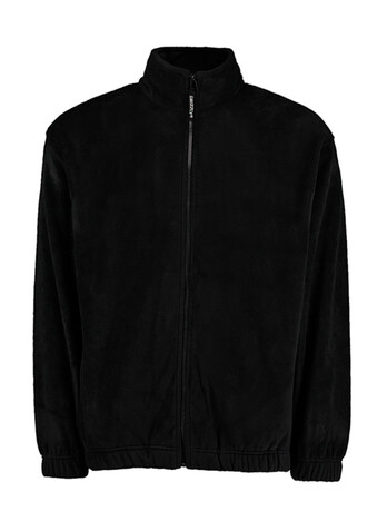 Kustom Kit Classic Fit Full Zip Fleece, Black, XS bedrucken, Art.-Nr. 870111012