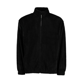 Kustom Kit Classic Fit Full Zip Fleece, Black, XS bedrucken, Art.-Nr. 870111012