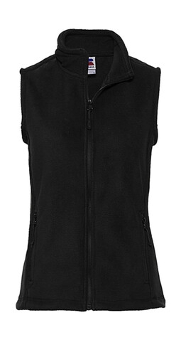 Russell Europe Ladies` Gilet Outdoor Fleece, Black, XS bedrucken, Art.-Nr. 884001012
