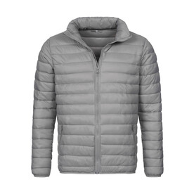 Stedman Padded Jacket, Light Grey, S bedrucken, Art.-Nr. 891051323