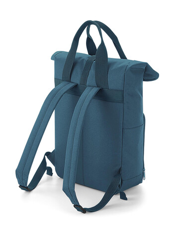 Bag Base Recycled Twin Handle Roll-Top Backpack, Blush Pink, One Size bedrucken, Art.-Nr. 903294320