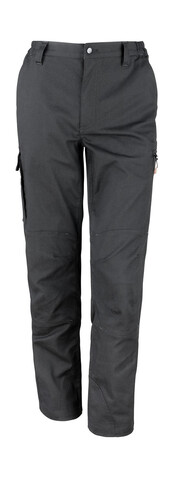 Result Work-Guard Stretch Trousers Reg, Black, XS (30/32&quot;) bedrucken, Art.-Nr. 903331010