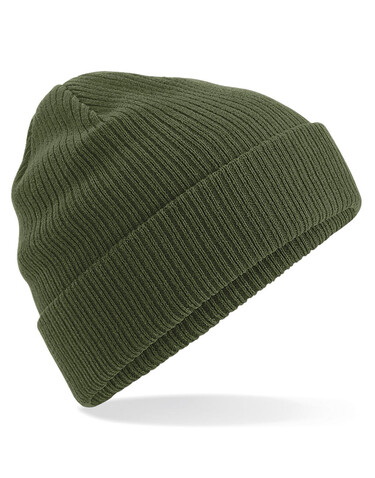 Beechfield Organic Cotton Beanie, Mustard, One Size bedrucken, Art.-Nr. 905696450