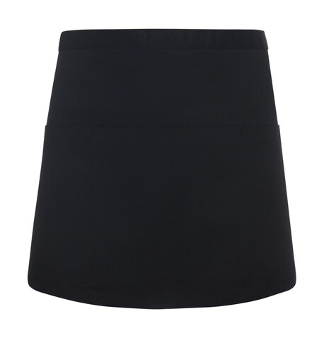 Karlowsky Waist Apron Basic with Pockets, Black, One Size bedrucken, Art.-Nr. 911671010