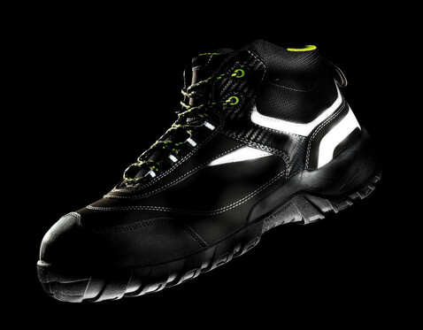 Result Blackwatch Safety Boot, Black/Silver, 9 (43) bedrucken, Art.-Nr. 914331983
