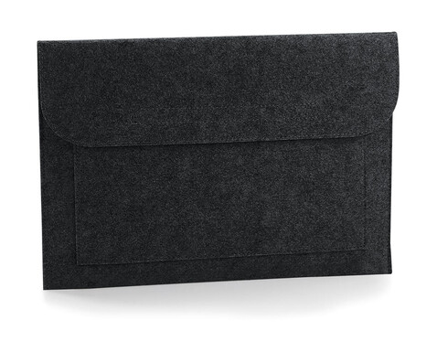 Bag Base Felt Laptop/Document Slip, Charcoal Melange, One Size bedrucken, Art.-Nr. 917291050