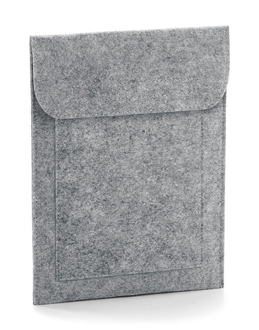 Bag Base Felt iPad® Slip, Charcoal Melange, One Size bedrucken, Art.-Nr. 918291050