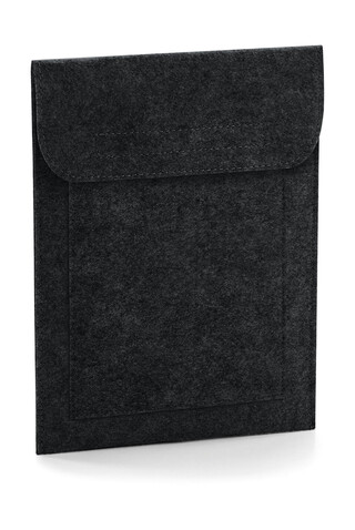 Bag Base Felt iPad® Slip, Charcoal Melange, One Size bedrucken, Art.-Nr. 918291050