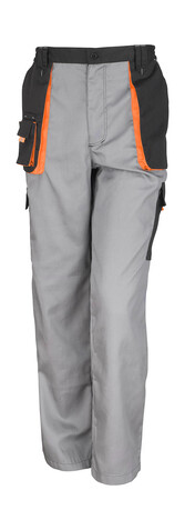 Result LITE Trouser, Grey/Black/Orange, XL bedrucken, Art.-Nr. 918331825