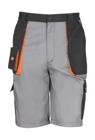 Result LITE Short, Grey/Black/Orange, M bedrucken, Art.-Nr. 919331823