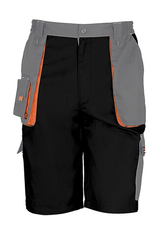 Result LITE Short, Black/Grey/Orange, M bedrucken, Art.-Nr. 919331973