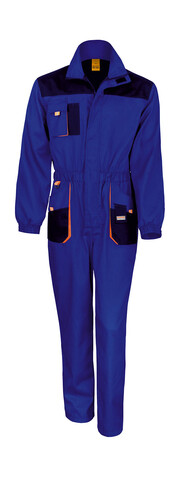 Result LITE Coverall, Royal/Navy/Orange, M bedrucken, Art.-Nr. 921333883