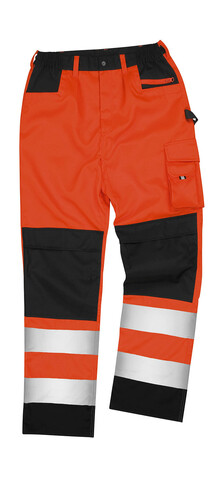 Result Safety Cargo Trouser, Fluorescent Orange, L bedrucken, Art.-Nr. 930334055